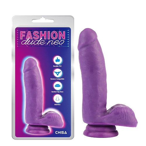 6.7 ''Dual Density Cock Dildo Ungu