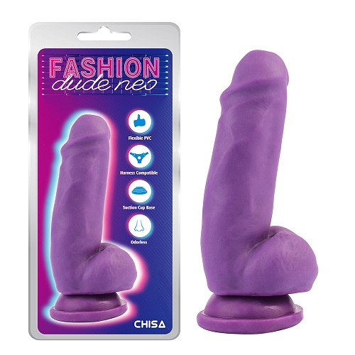 6.9 ''Dual Density Cock Dildo Ungu