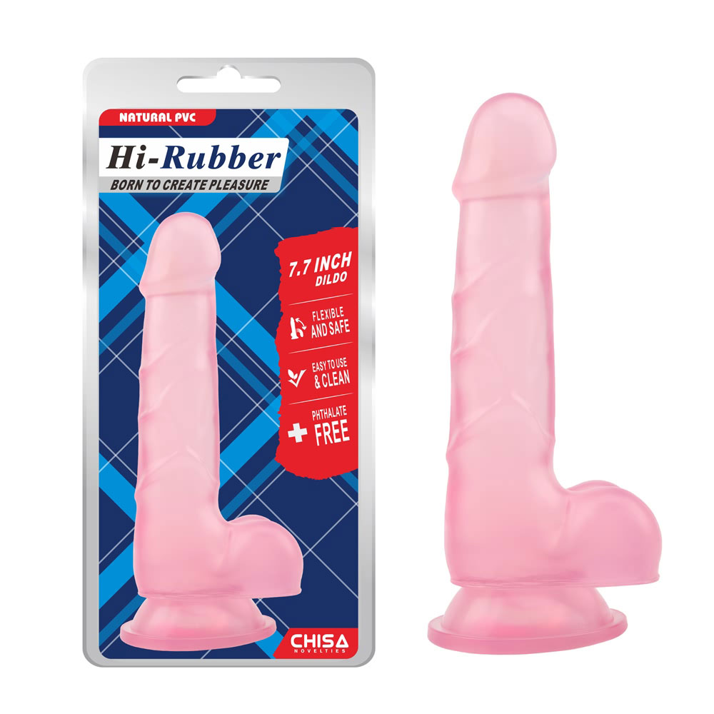 Dildo Slim 7,7 Inch- Pink