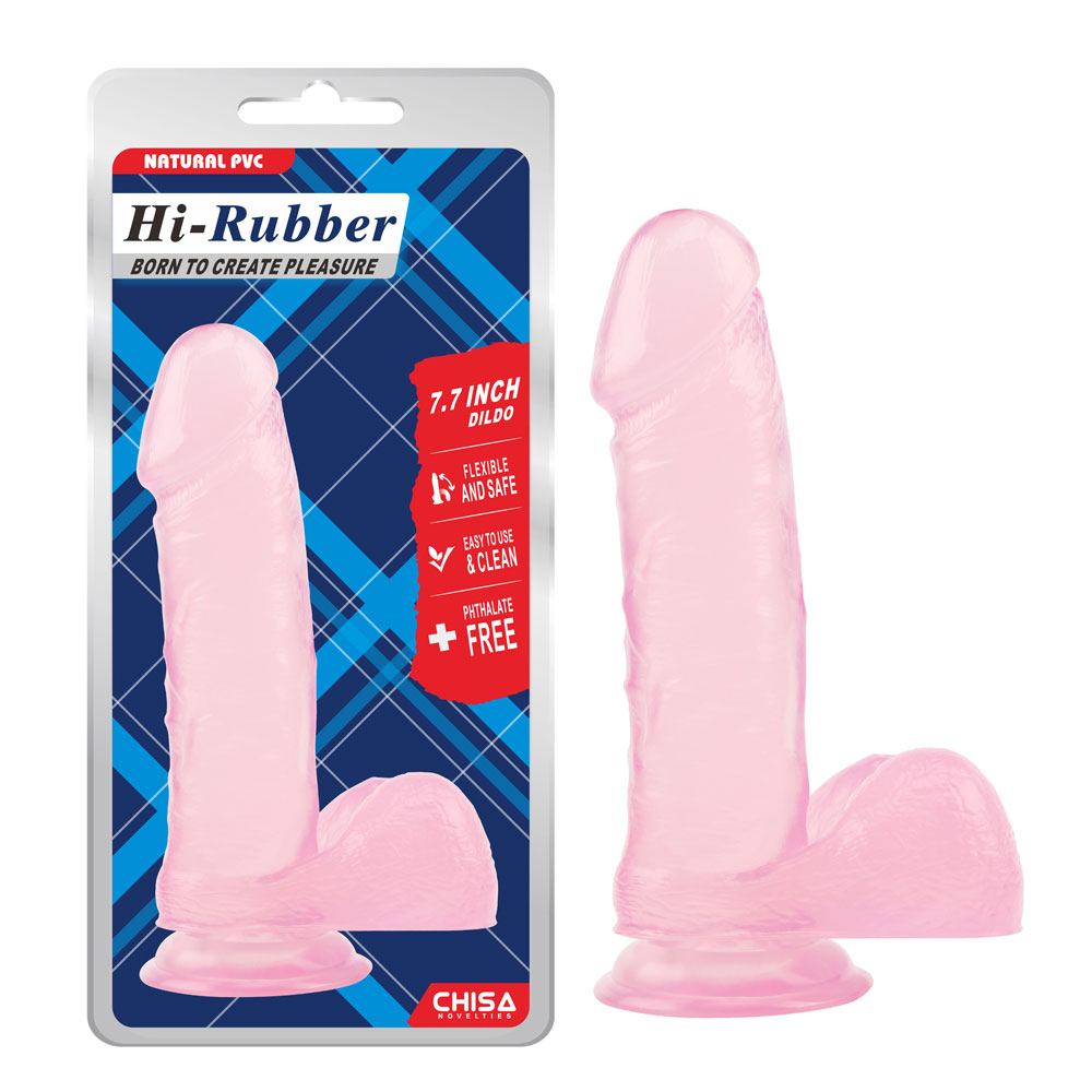 7.7 Inci Dildo-Pink