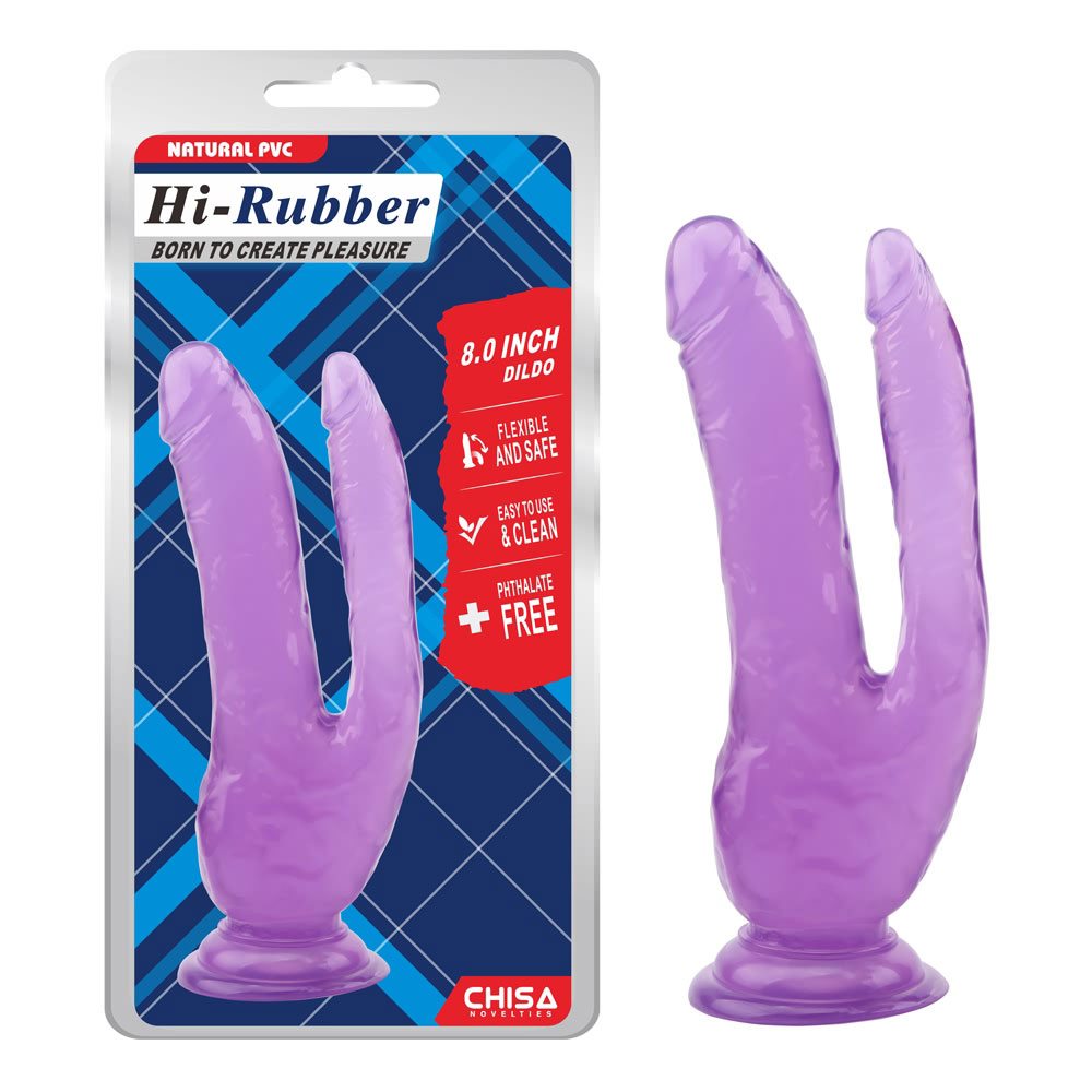 Dildo 8.0 Inci - Ungu